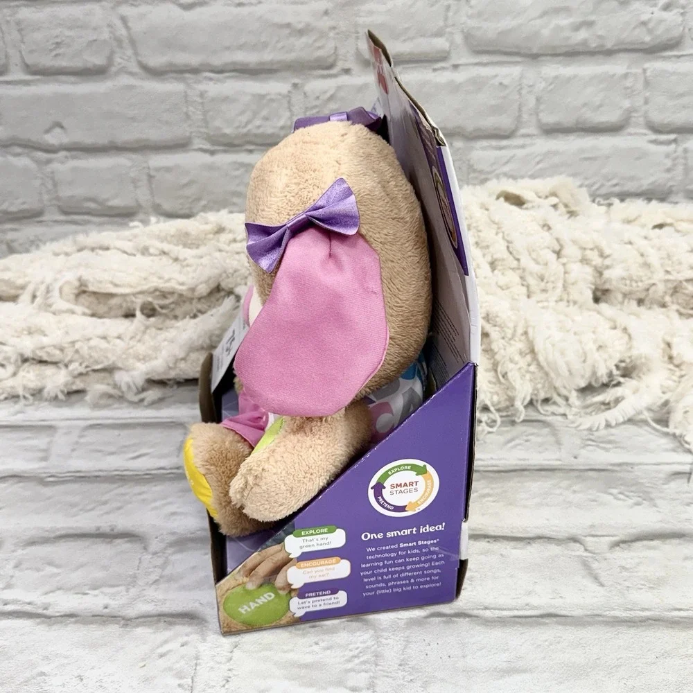 Fisher-Price Laugh & Learn Smart Stages Sis Plush Musical Learning Toy NEW